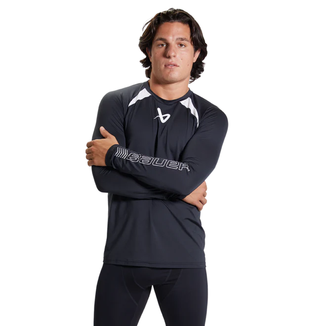 BAUER PERFORMANCE LONGSLEEVE BASELAYER TOP SENIOR
