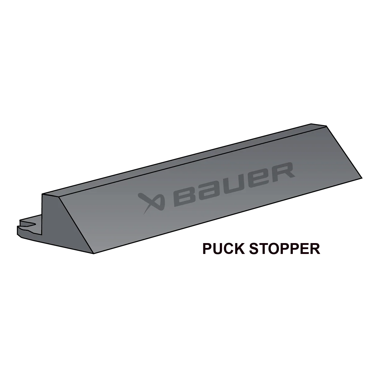 BAUER SYNTHETIC ICE TILE SINGLE SIDE EDGE PUCKSTOPPER - Image 2