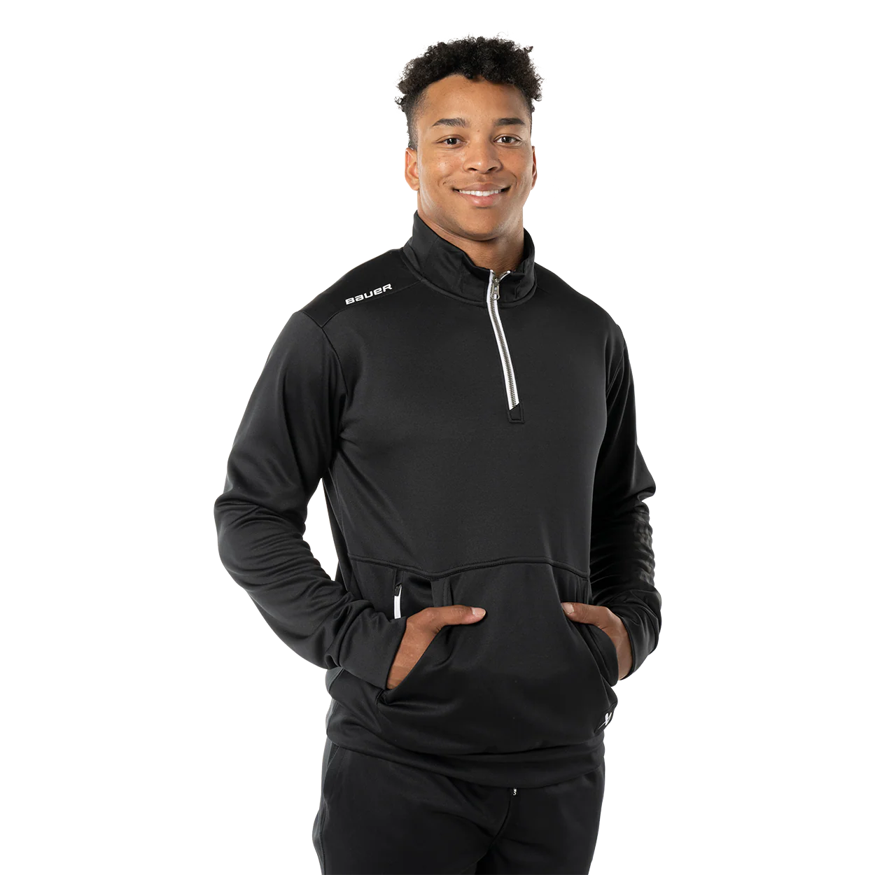 BAUER TEAM FLEECE 1/2 ZIP SENIOR