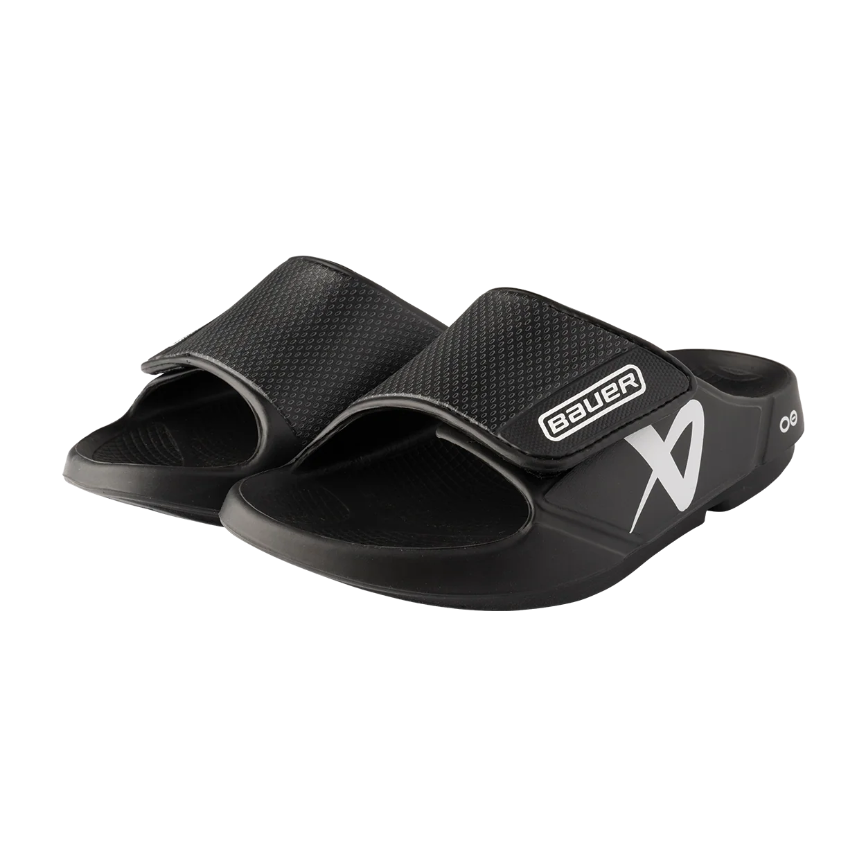 S25 BAUER OOFOS SPORT FLEX SLIDE JUNIOR BLACK